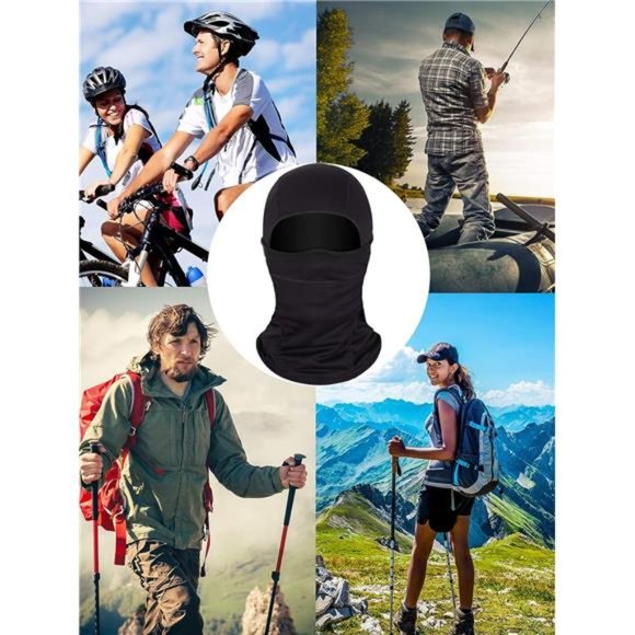 3 Pieces Ski Mask Balaclava Full Face Mask for Men Women Windproof Balaclava - Picture 5 of 6